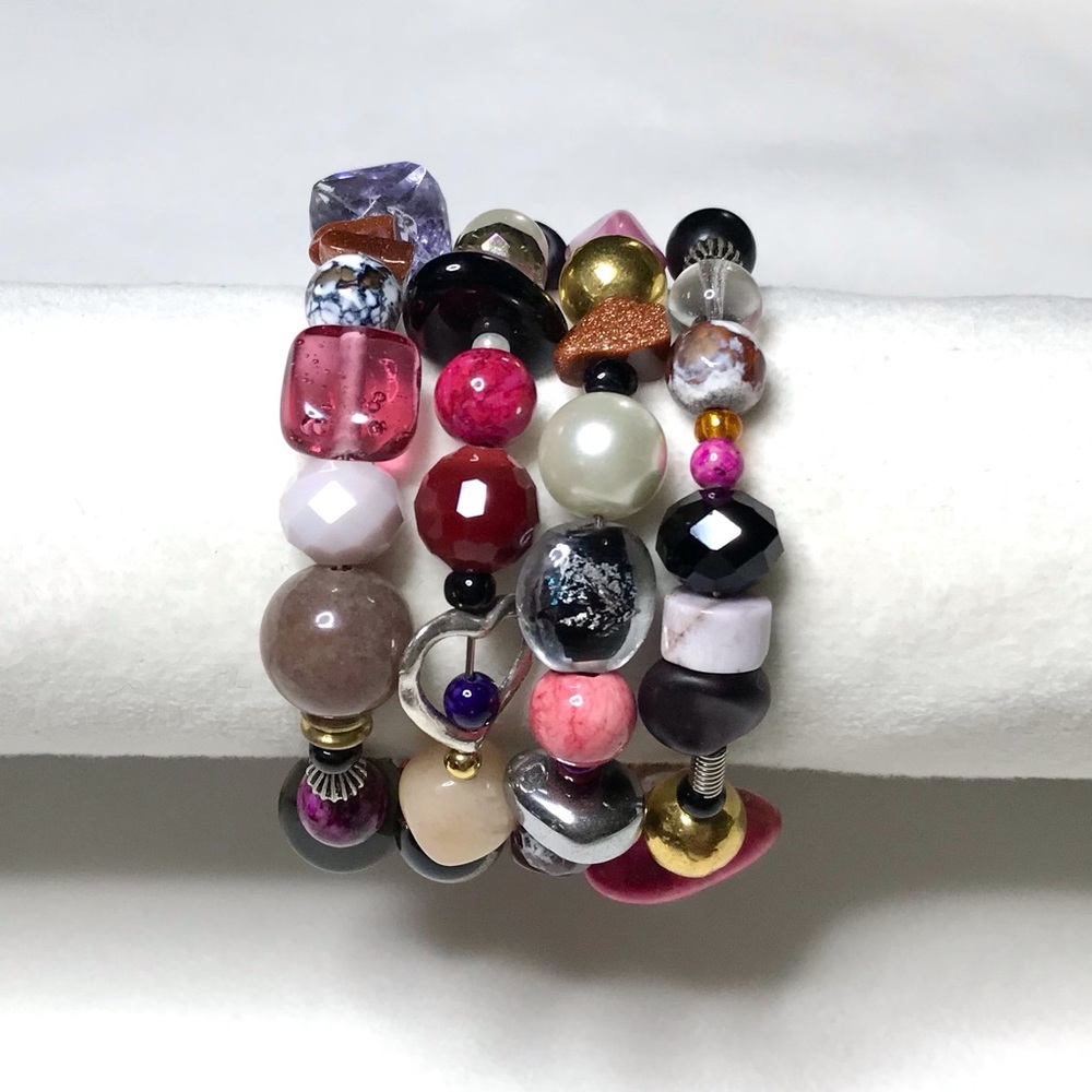 Handmade Bracelet with Vintage and Modern Elements (NB55-2H) New Without Tags - Picture 4 of 7